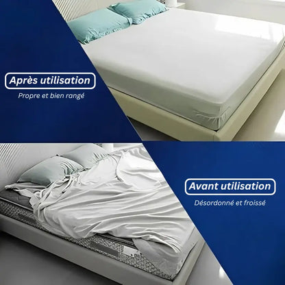 4pcs Sangles Antidérapantes pour Draps – Fixateurs Réglables Universels