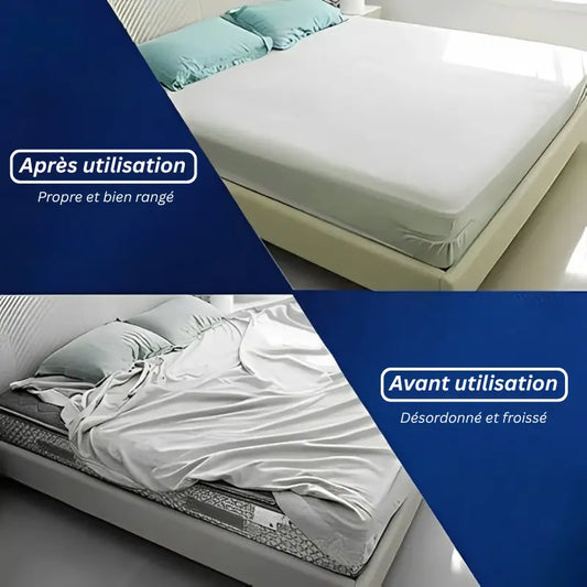 4pcs Sangles Antidérapantes pour Draps – Fixateurs Réglables Universels